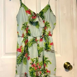 Mint Hawaiian romper